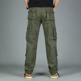 Baggy Cargo Pants for Men Spring and Autumn Overalls Men's Casual Pants Loose Straight Trousers Multi-Pocket Pants