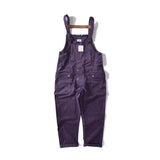 Corduroy Suspender Pants Men's plus Size Retro Sports Trousers Jumpsuit Loose Suspender Trousers Men Denim Overalls