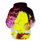 The Simpsons Hoodie 3D Digital Printing Casual Creative Sweater