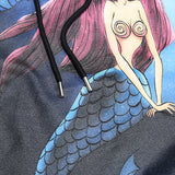 Charlie Luciano Hoodie Mermaid Sweater Autumn And Winter Cotton Loose