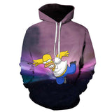 The Simpsons Hoodie 3D Digital Printing Cartoon Sweater