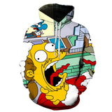 The Simpsons Hoodie 3D Digital Printed Hoodie Male