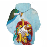 The Simpsons Hoodie 3D Digital Printing Leisure Sports Sweater