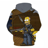 The Simpsons Hoodie 3D Digital Printing Sweater