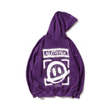 Smiley Face Hoodie High Street Loose Sweater Men Autumn Coat
