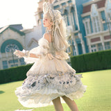 Gothic Lolita Harajuku Style Clothing Lolita Small Skirt Rozen Maiden Op Lolita Tea Party Skirt