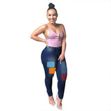 Women Plus Size Jeans Fashion Denim Slim Fit Skinny Pants