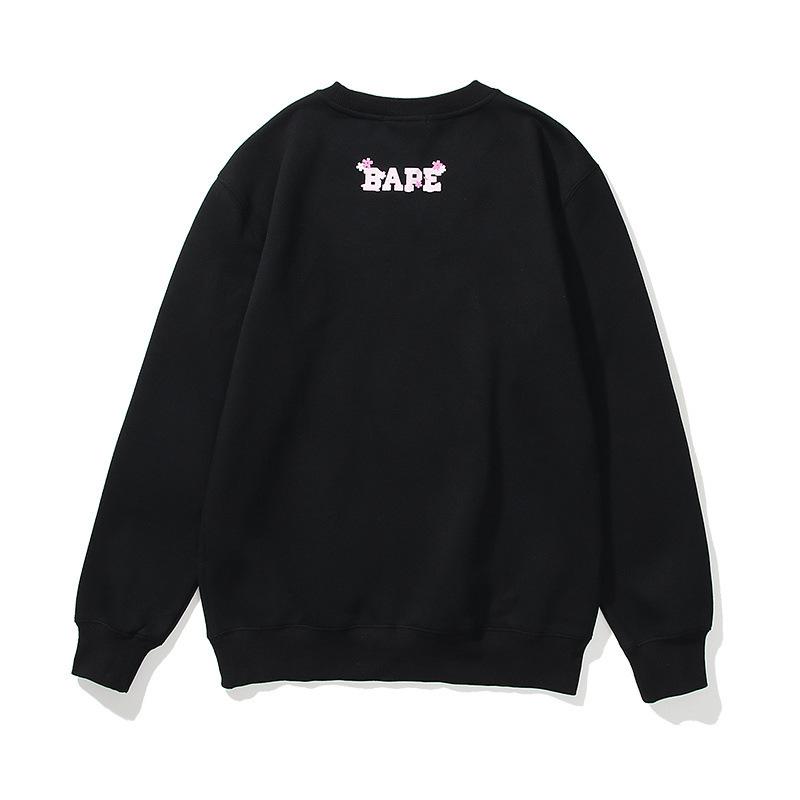 Shark Print Sweatshirts Autumn and Winter Fashion Brand Pink Camouflage Logo Sweater