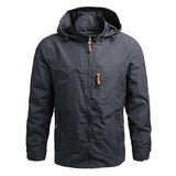 Tactics Style Men Outdoor Windproof Coat Men Casual Jacket Men's Spring and Autumn Hooded Loose plus Size