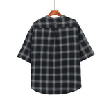 Fog T shirt Short Sleeve Plaid Pullover Leisure Fear Of God