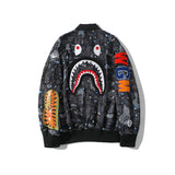 BAPE Varsity Jacket Embroidered Camouflage Baseball Jacket Spring and Autumn Leisure Coat