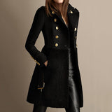 Casual Slim-Fitting Patchwork Coat