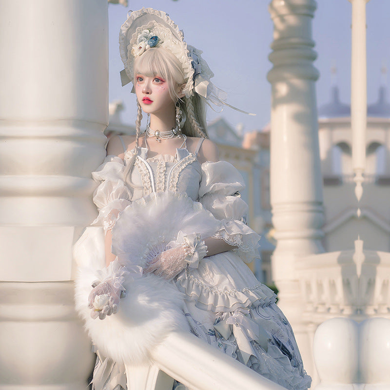 Gothic Lolita Harajuku Style Clothing Lolita Small Skirt Rozen Maiden Op Lolita Tea Party Skirt