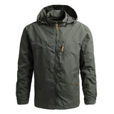 Tactics Style Men Outdoor Windproof Coat Men Casual Jacket Men's Spring and Autumn Hooded Loose plus Size