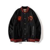 BAPE Varsity Jacket Striped Jacket Baseball Uniform Jacket Men and Women