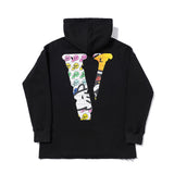 Smiley Face Hoodie Rainbow Smiley Face Men's and Women's Loose Hooded Sweater