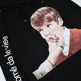 Charlie Luciano Hoodie Autumn And Winter Pinch Mouth Little Boy Hooded Sweater Sweater Pure Cotton