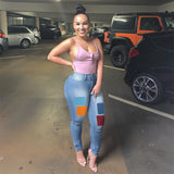 Women Plus Size Jeans Fashion Denim Slim Fit Skinny Pants