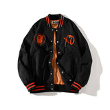 BAPE Varsity Jacket Striped Jacket Baseball Uniform Jacket Men and Women