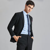 Casual Groom Attire Tuxedo Suits for Men Business Men Waistcoat Groomsman Suit
