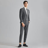 Casual Groom Attire Tuxedo Suits for Men Business Men Waistcoat Groomsman Suit