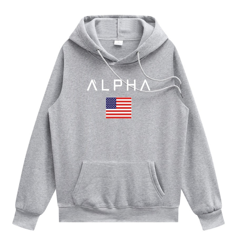 American Hoodies Loose Print Hoodie
