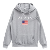 American Hoodies Loose Print Hoodie