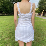 Women's Body Fitting Dresses Sexy Slim Hip Suspender Dress