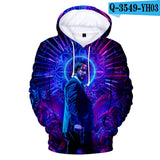 John Wick Keanu Hoodie John Wick3 Peripheral 3D Printing Hoodie