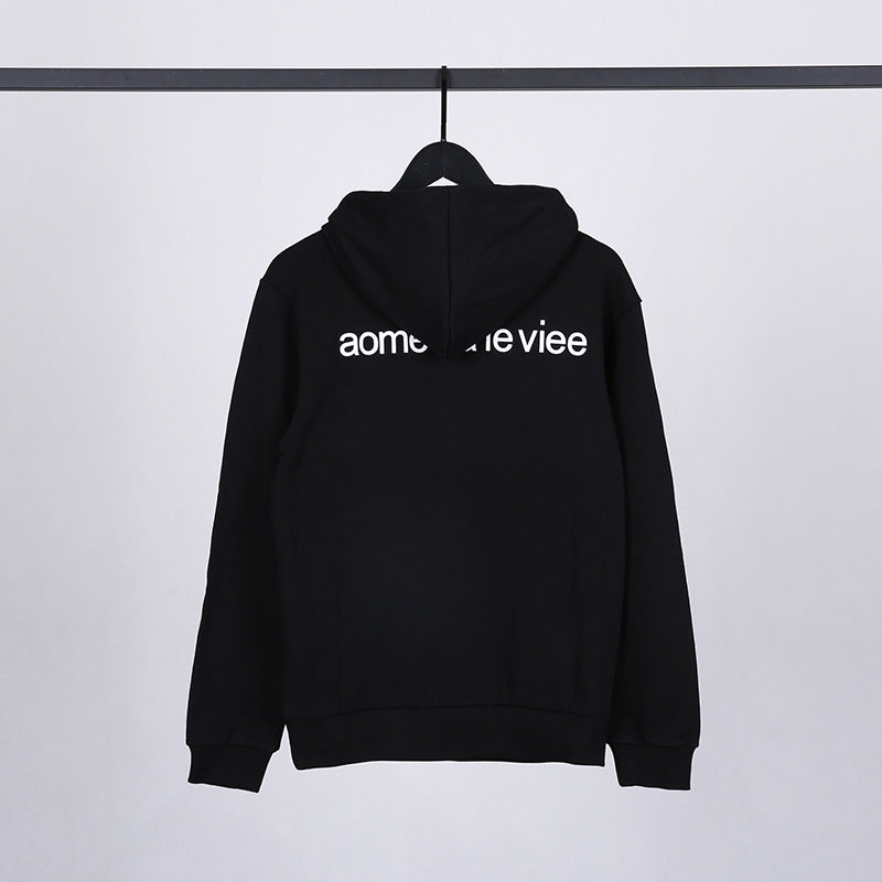 Charlie Luciano Hoodie Autumn And Winter Pinch Mouth Little Boy Hooded Sweater Sweater Pure Cotton