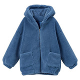 Women Plus Size Jackets Lambswool Fall/Winter Jacket