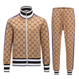 Men′s Athletic Tracksuit Sweat Suits for Men Outfits Spring and Autumn Fashion Suit Casual Men's Fitness Sportswear Men's Coat Trousers