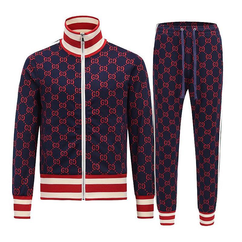 Men′s Athletic Tracksuit Sweat Suits for Men Outfits Spring and Autumn Fashion Suit Casual Men's Fitness Sportswear Men's Coat Trousers