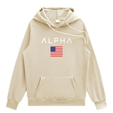 American Hoodies Loose Print Hoodie