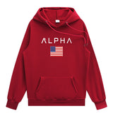 American Hoodies Loose Print Hoodie