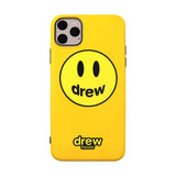 justin b drew phone case Drew Smiley Face for Apple 12 Phone Case 12mini Set/11promax/Xs/78pluse2