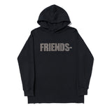 Pop Smoke Vlone King of New York Hoodie Friends Couple Coat