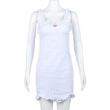 Women's Body Fitting Dresses Sexy Slim Hip Suspender Dress