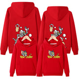 Tom and Jerry Hoodie Cartoon Spring and Autumn Hooded Sweater