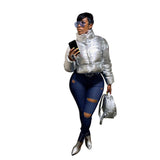 Women Plus Size Jeans Fashion Holes Denim Skinny Pants for Women