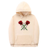 Black Rose Hoodie Payton Moormeier Merh Hooded Sweater for Men and Women