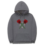 Black Rose Hoodie Payton Moormeier Merh Hooded Sweater for Men and Women