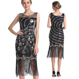 The Great Gatsby Dresses plus Size Sequins Dress Beaded Tassel Dress Skirt