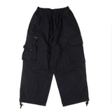 Multi-Pocket Cargo Pants Men's High Street Elastic Waist Drawstring Ankle Banded Pants Street Trend Casual Pants Men Pants