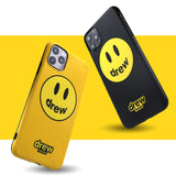 justin b drew phone case Drew Smiley Face for Apple 12 Phone Case 12mini Set/11promax/Xs/78pluse2
