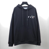 off white sweatshirts Cartoon Printed Pullover Hoodie Sweater Owt Autumn Men Women Street