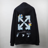 off white sweatshirts Cartoon Printed Pullover Hoodie Sweater Owt Autumn Men Women Street