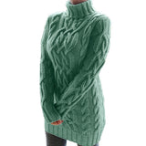 Sweater Dress Outfit With Tights 2 Piece Set Sweater Women's Knitwear Autumn Winter Vintage Twist Dress