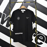 Off White T Shirt Printed Short Sleeve Tshirt Outer Plus Size  Men's Clothing Owt Casual