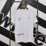 Off White T Shirt Printed Short Sleeve Tshirt Outer Plus Size  Men's Clothing Owt Casual